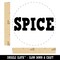Spice Fun Text Self-Inking Rubber Stamp for Stamping Crafting Planners